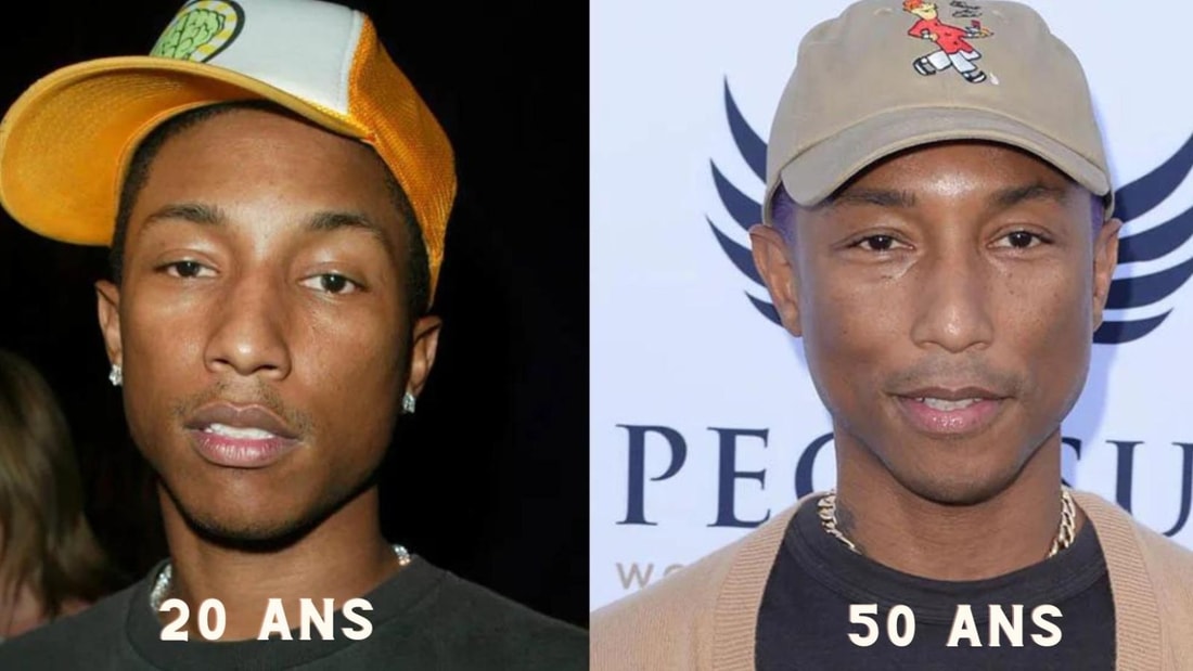 Pharrell Williams, 50 ans et pas une ride : ses astuces anti-âge révélées